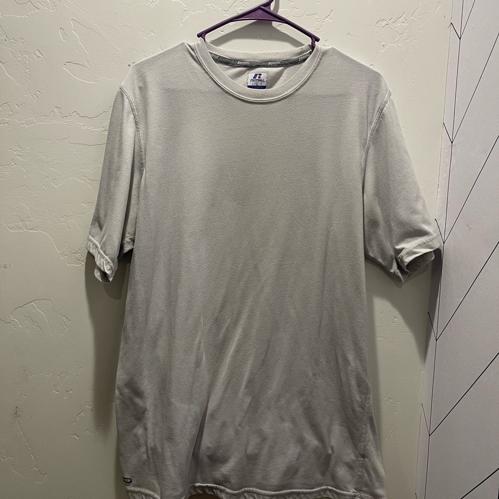 White Russell Athletic Tee